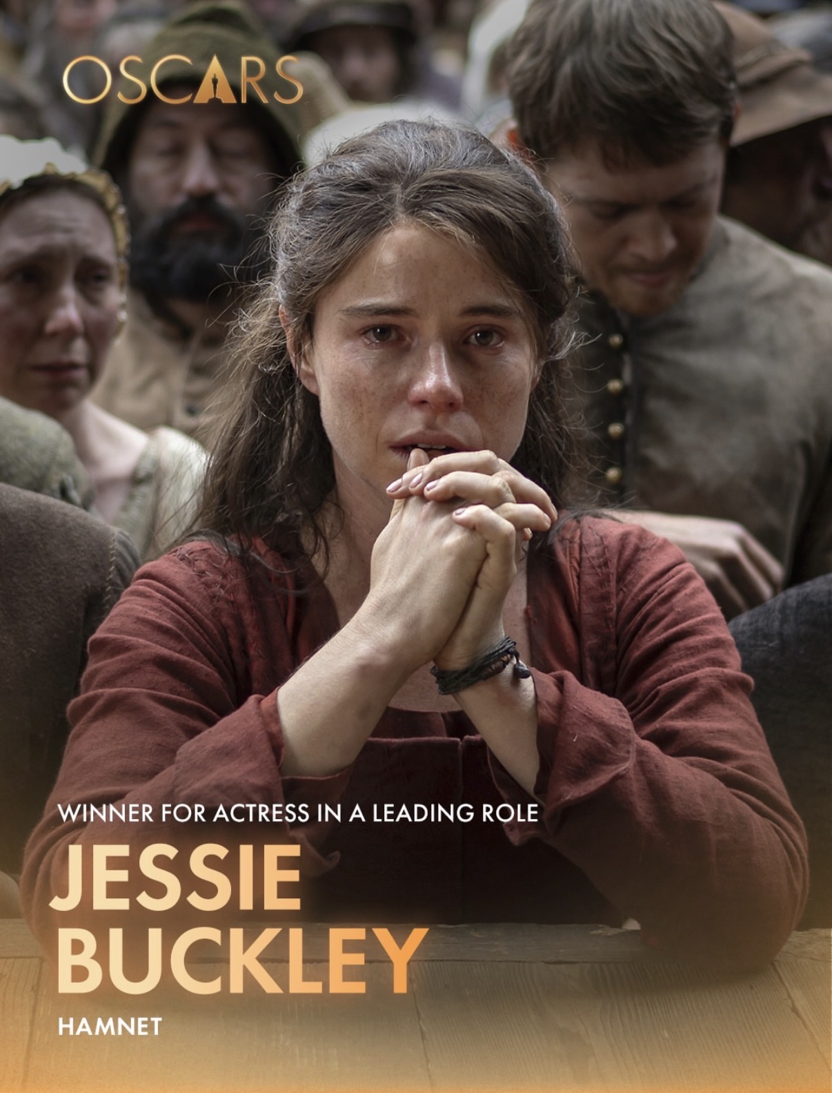 Jessie Buckley wins Best Actress for Hamnet at the 98th Academy Awards